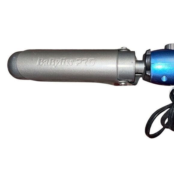 BaBylissPRO Nano Titanium Spring Curling Iron - Blue 1 1/4 inch Barrel - Picture 1 of 5